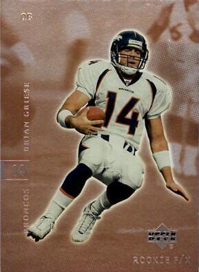 Brian Griese #28 Football Cards 2001 Upper Deck Rookie F/X