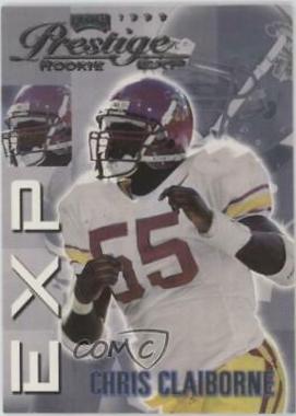 Chris Claiborne #EX34 Football Cards 1999 Playoff Prestige Exp