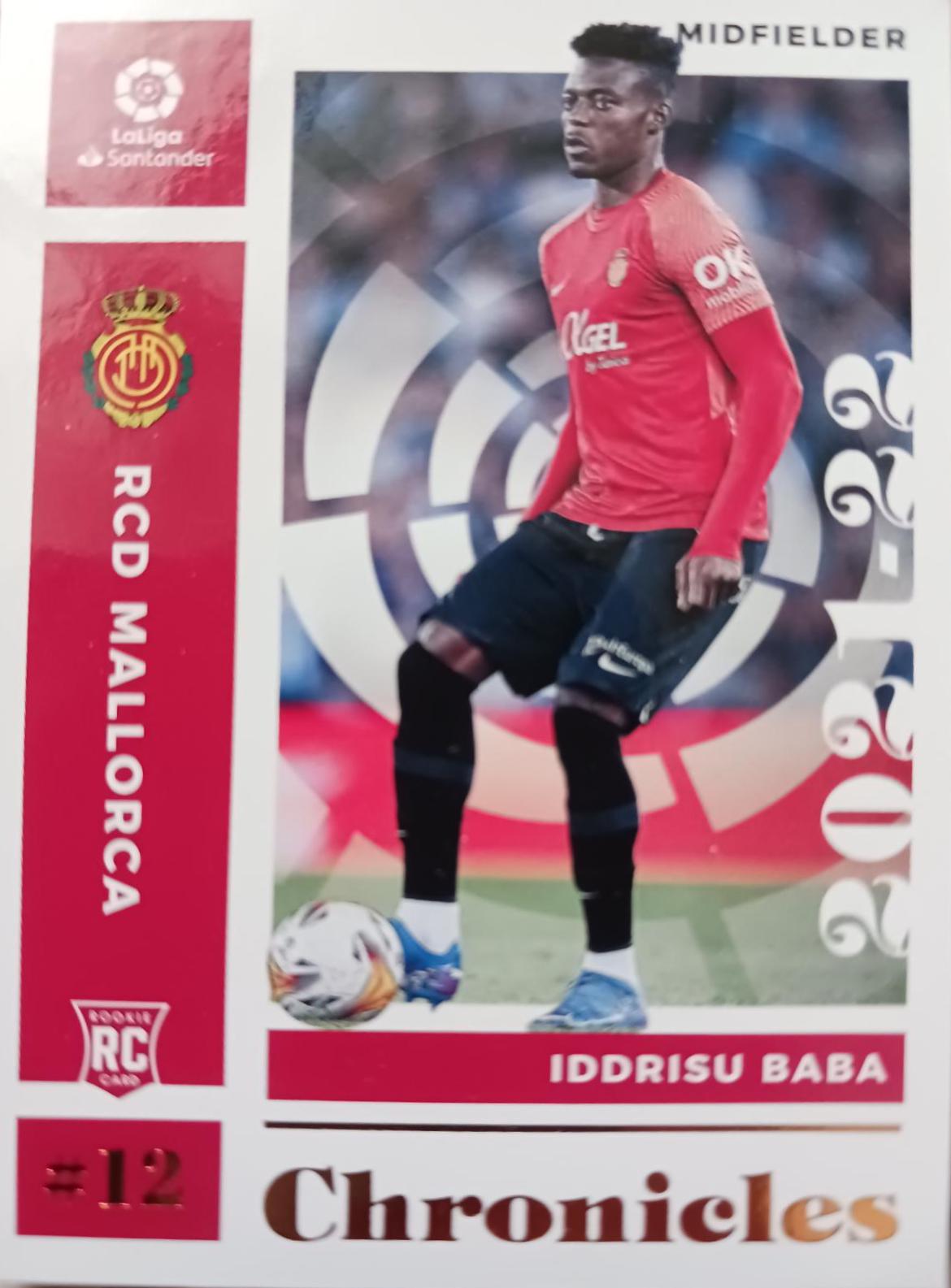 Iddrisu Baba #17 Soccer Cards 2021 Panini Chronicles La Liga