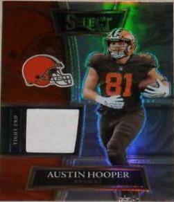 Austin Hooper #SS-AHO Football Cards 2021 Panini Select Swatches