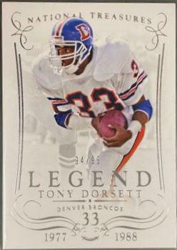 Tony Dorsett #160 2014 Panini National Treasures Football