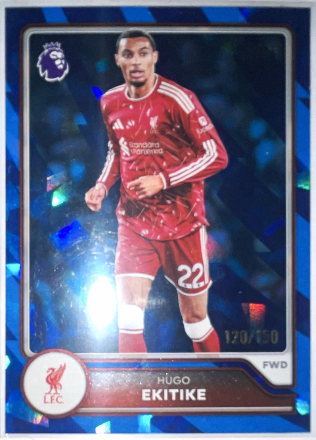 Hugo Ekitike #173 2026-27 Topps Flagship Premier League