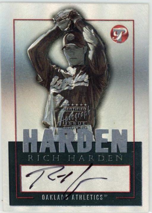 Rich Harden #TPA-RJH 2003 Topps Pristine Baseball