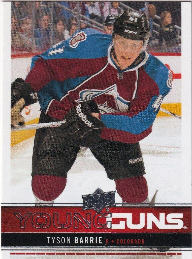 Tyson Barrie #212 Hockey Cards 2012 Upper Deck