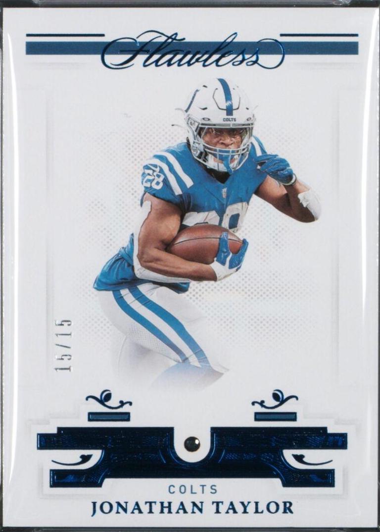 Jonathan Taylor #22 2021 Panini Flawless Football