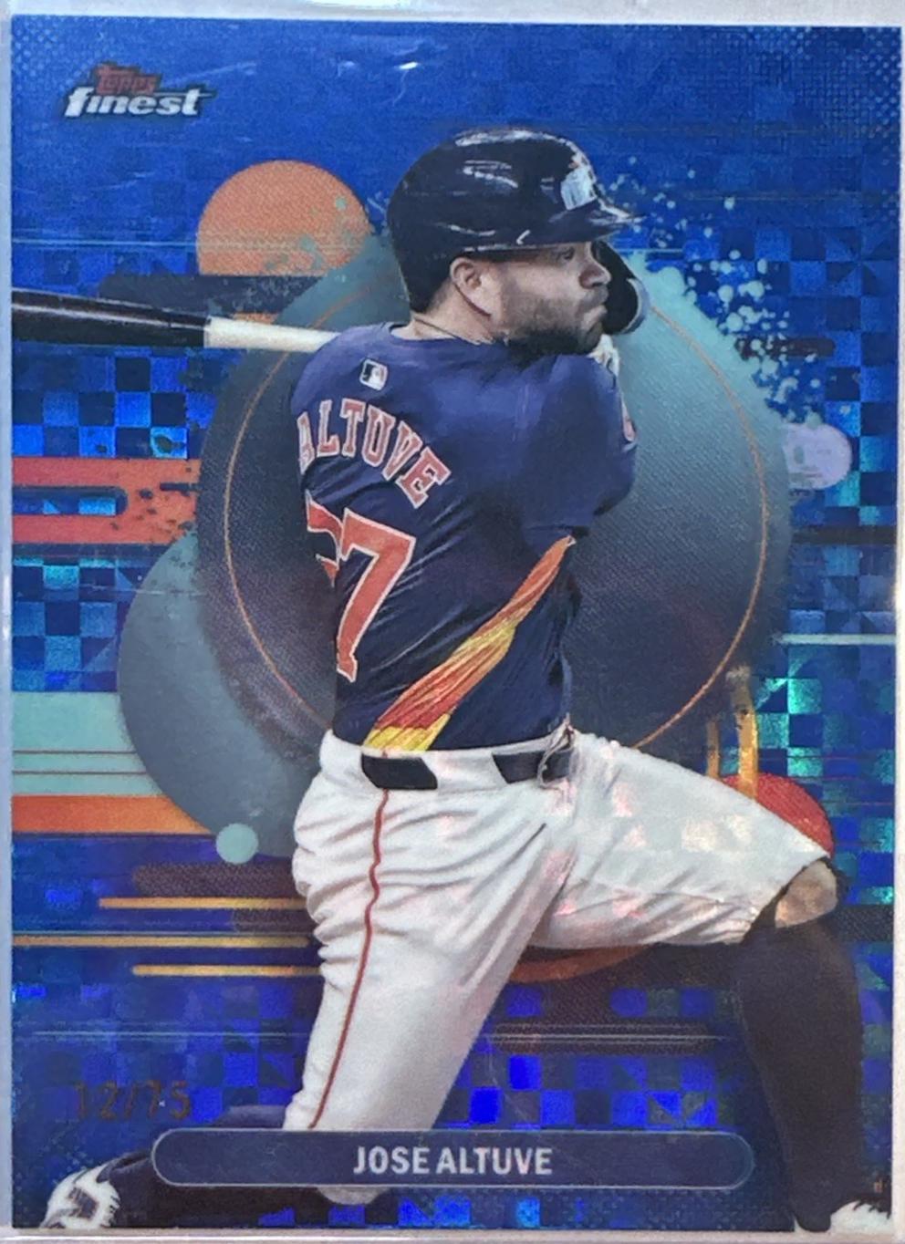 Jose Altuve [Blue Checkerboard Refractor] #165