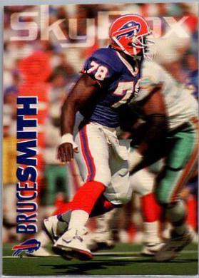 Bruce Smith #24 Football Cards 1993 Skybox Impact