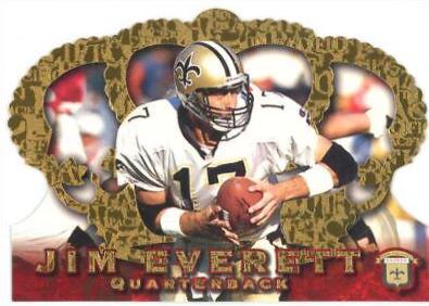 Jim Everett #CR-112 Football Cards 1996 Pacific Crown Royale
