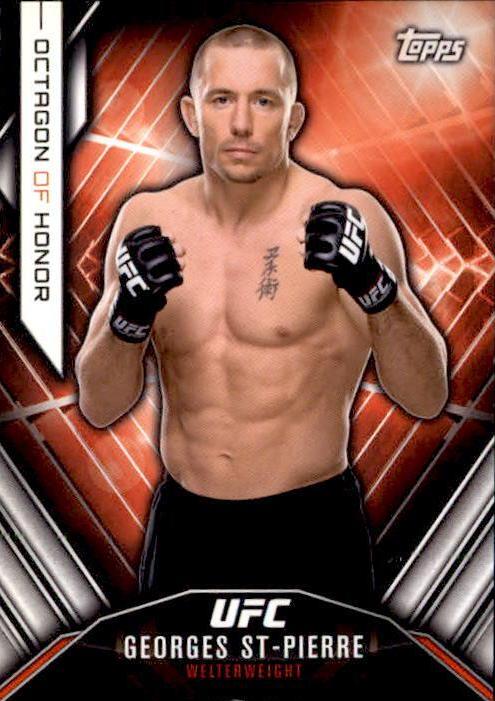 Georges St Pierre #HONOR-4 Ufc Cards 2015 Topps UFC Chronicles Octagon of Honor