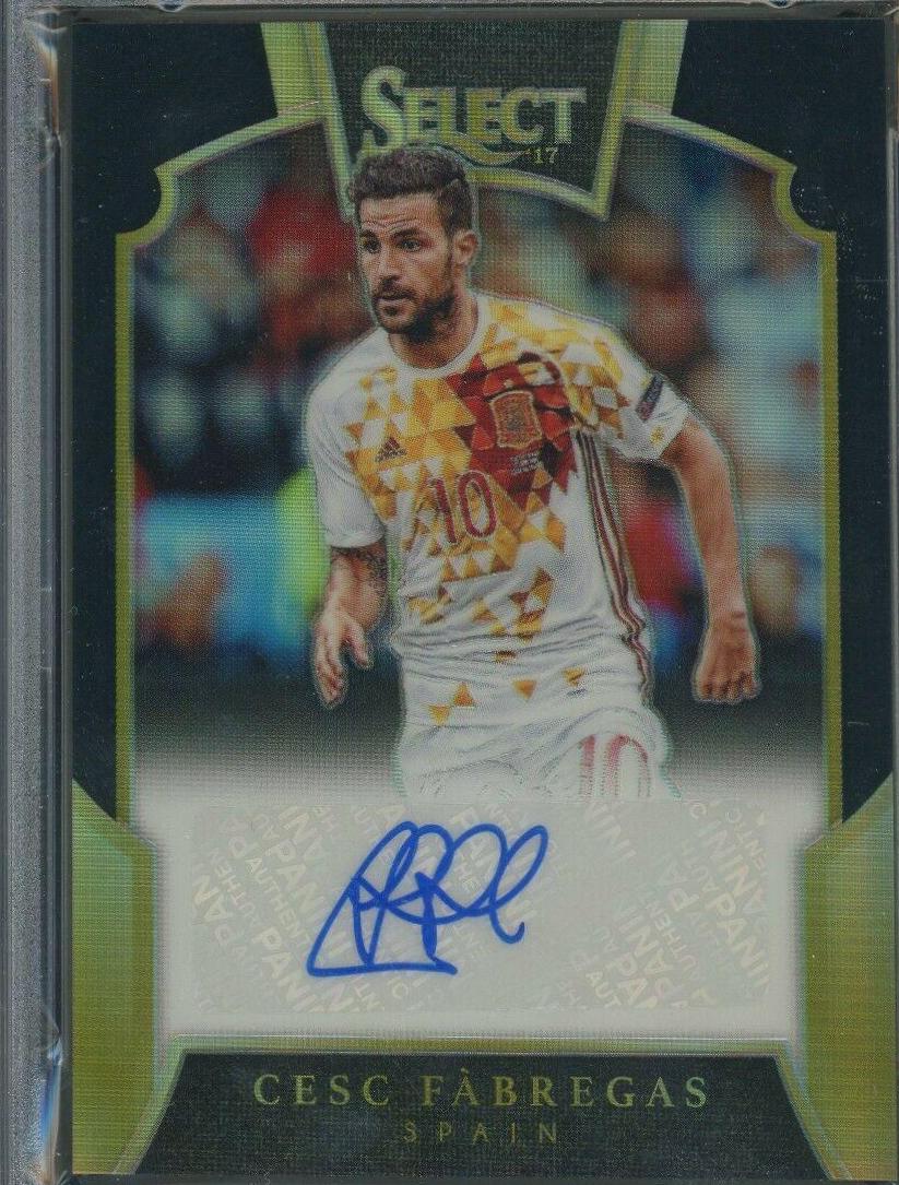 Cesc Fabregas #S-CSC Soccer Cards 2016 Panini Select Signatures