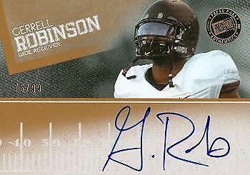 Gerrell Robinson #PPS-GR 2012 Press Pass Autographs Football
