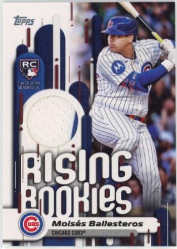 Moises Ballesteros #RRR-MB 2025 Topps Update Rising Rookie Relics Baseball