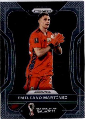Emiliano Martinez #2 Soccer Cards 2022 Panini Prizm World Cup