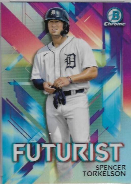 Spencer Torkelson #FUT-ST 2021 Bowman Chrome Futurist Baseball
