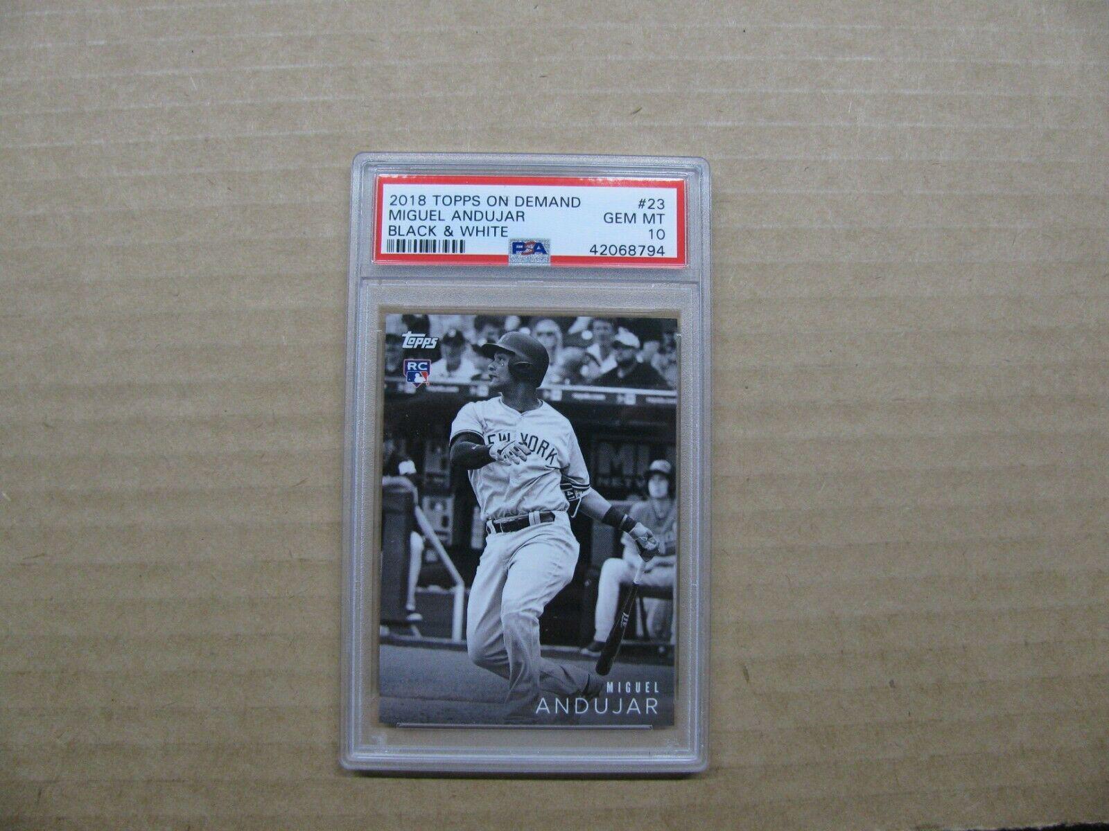Miguel Andujar #23 Baseball Cards 2018 Topps on Demand Black & White