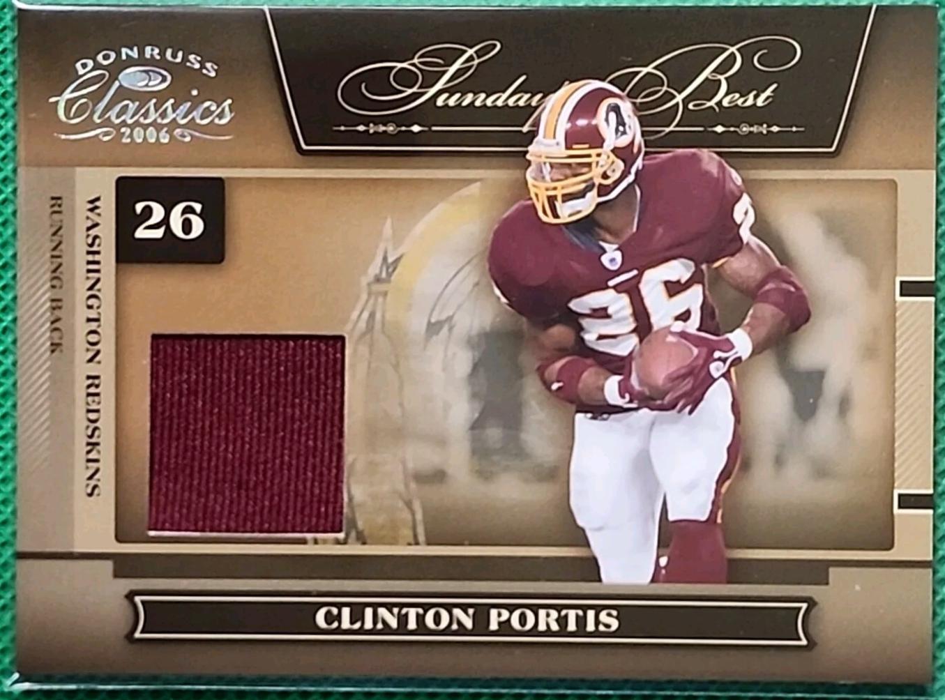Clinton Portis #SB-12 Football Cards 2006 Panini Donruss Classics Sunday's Best