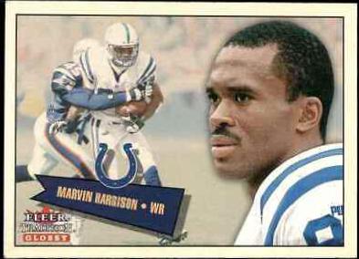 Marvin Harrison #3 Football Cards 2001 Fleer Tradition Glossy