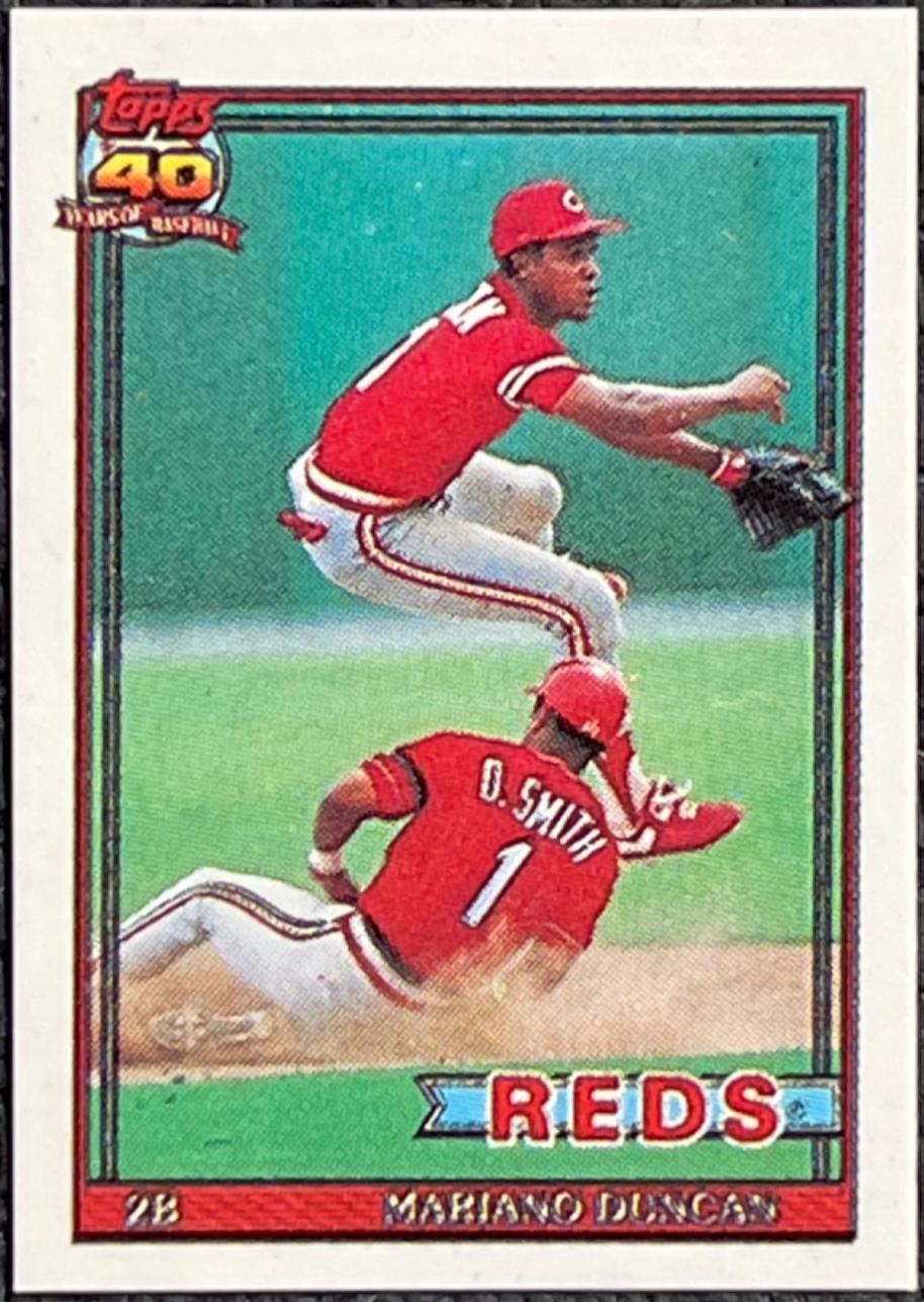 Mariano Duncan #13 Baseball Cards 1991 Topps Micro