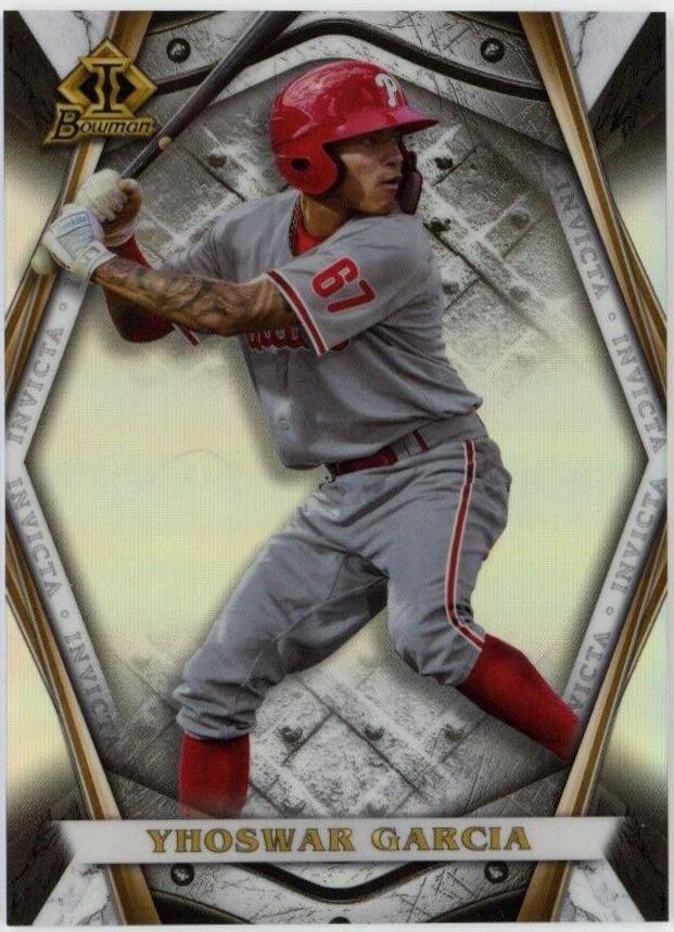 Yhoswar Garcia #BI-18 Baseball Cards 2022 Bowman Chrome Invicta