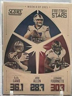 CeeDee Lamb, Josh Allen, Leonard Fournette