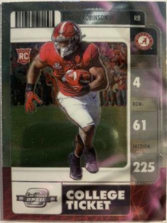 Brian Robinson Jr. #9 Football Cards 2022 Panini Chronicles Draft Picks Contenders Optic