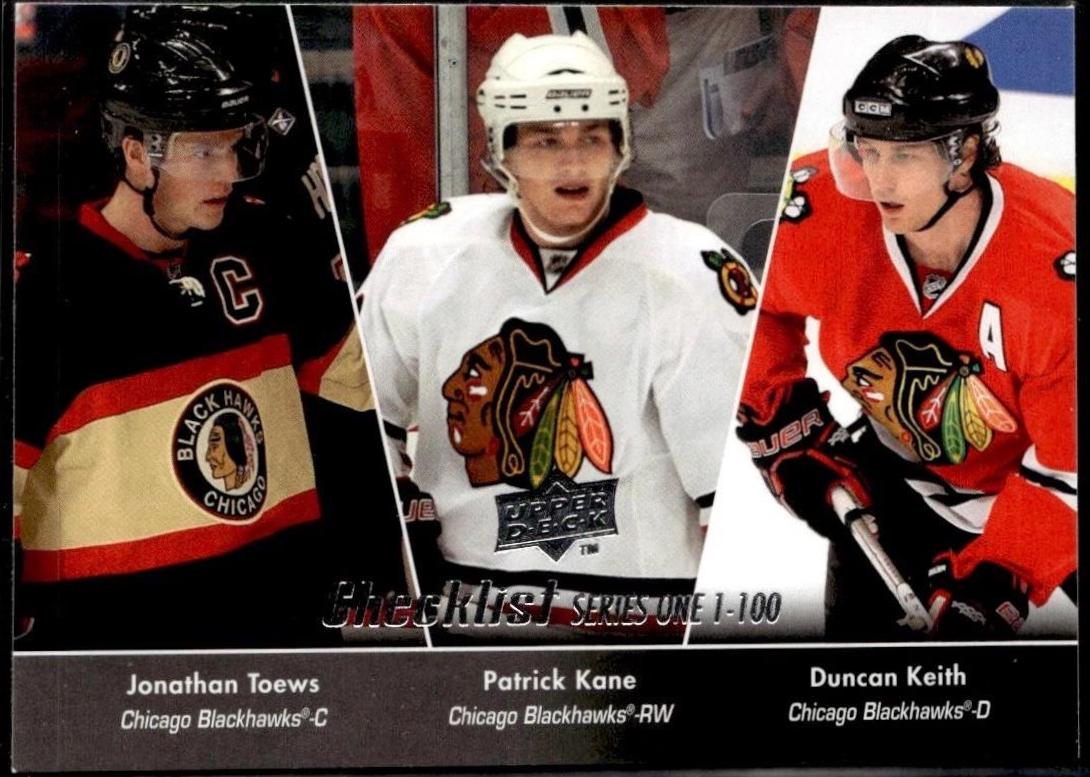 Series 1 Checklist #199 2010 Upper Deck Hockey