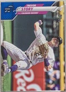 Trevor Story #637 2020 Topps Complete Set Baseball