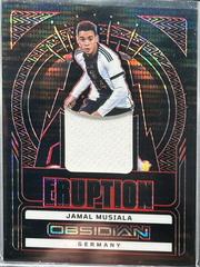 Jamal Musiala [Red Pulsar Electric Etch] #ER-MUS Soccer Cards 2022 Panini Obsidian Eruption Relics Prices