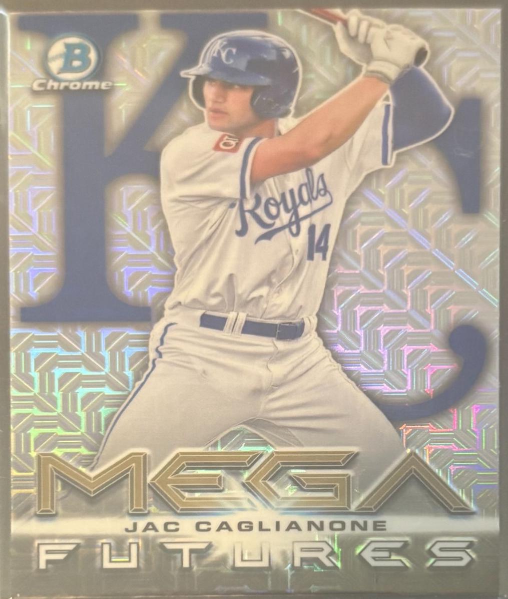 Jac Caglianone #BMF-15 Baseball Cards 2025 Bowman Mega Futures