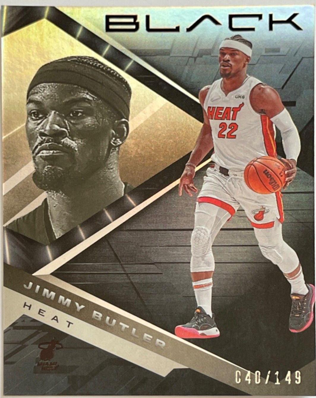 Jimmy Butler #1 Basketball Cards 2021 Panini Black