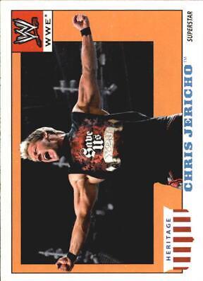 Chris Jericho #9 Wrestling Cards 2008 Topps Heritage IV WWE