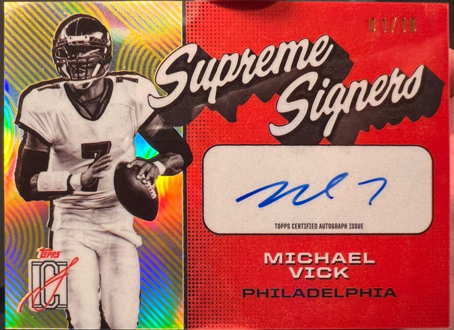 Michael Vick [Gold] #SS-MV