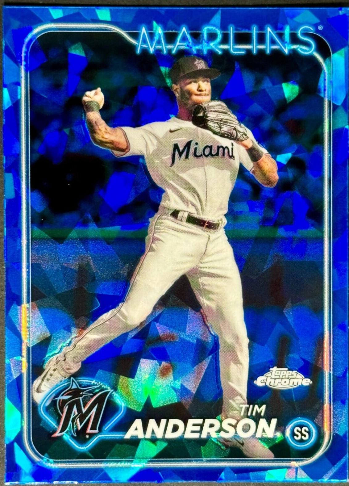 Tim Anderson #560 2024 Topps Chrome Sapphire Baseball