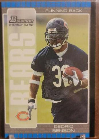 Cedric Benson #147 2005 Bowman Football