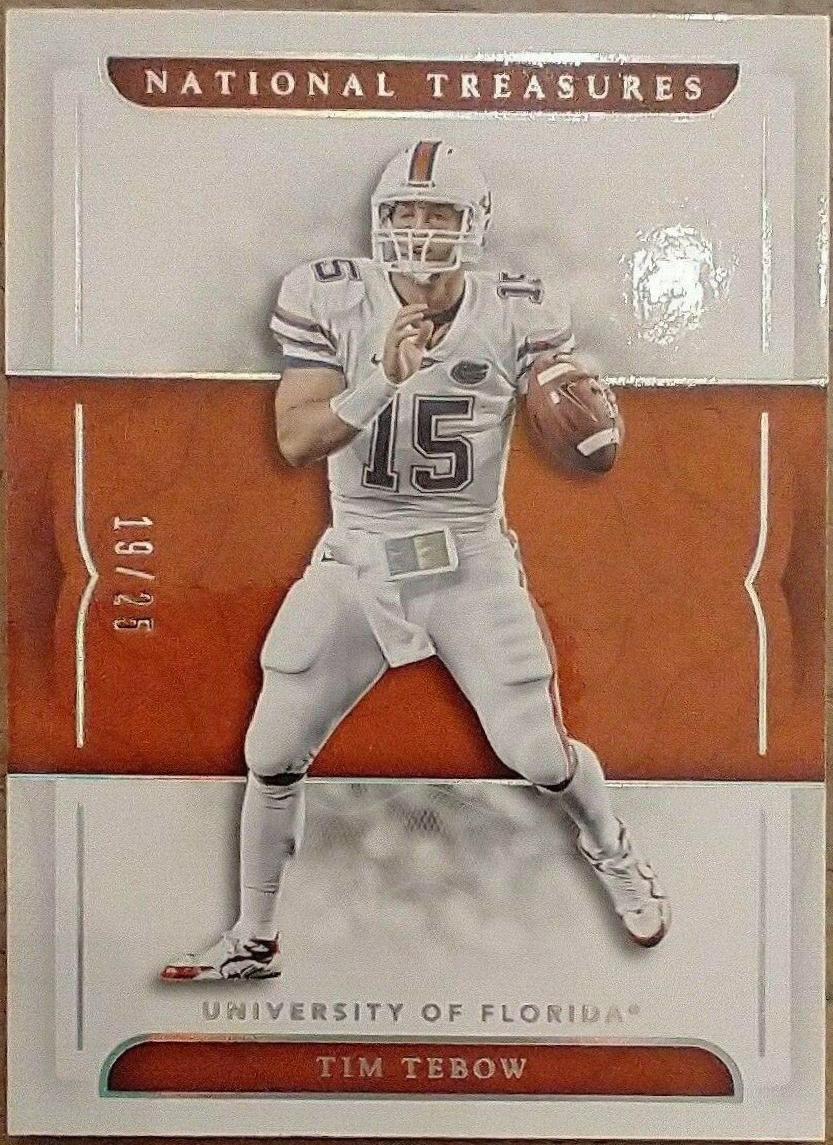 Tim Tebow #24 Football Cards 2017 Panini National Treasures Collegiate