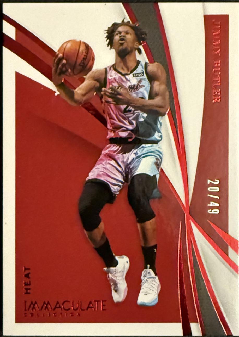 Jimmy Butler #12 2020-21 Panini Immaculate Collection Basketball