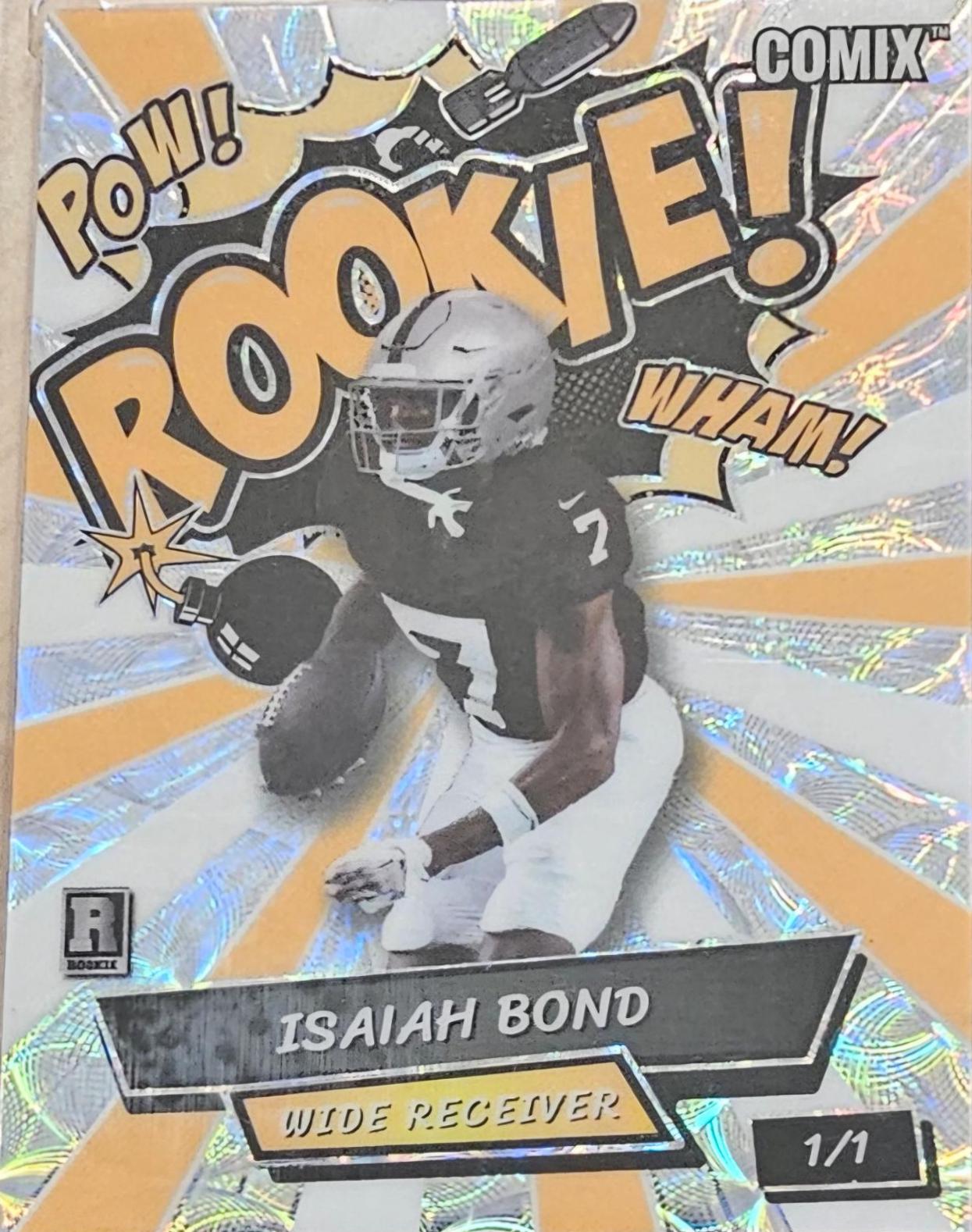 Isaiah Bond #ACRGB-IB 2025 Wild Card Alumination Comix Rookies & Legends Football