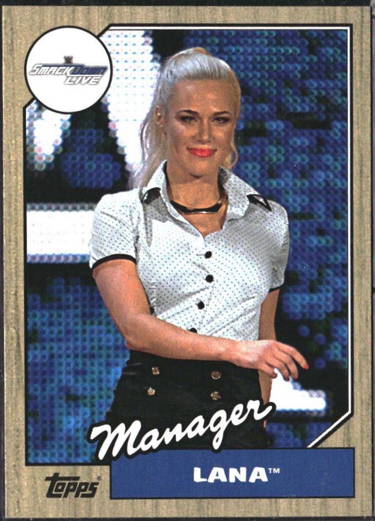 Lana #27 Wrestling Cards 2017 Topps WWE Heritage