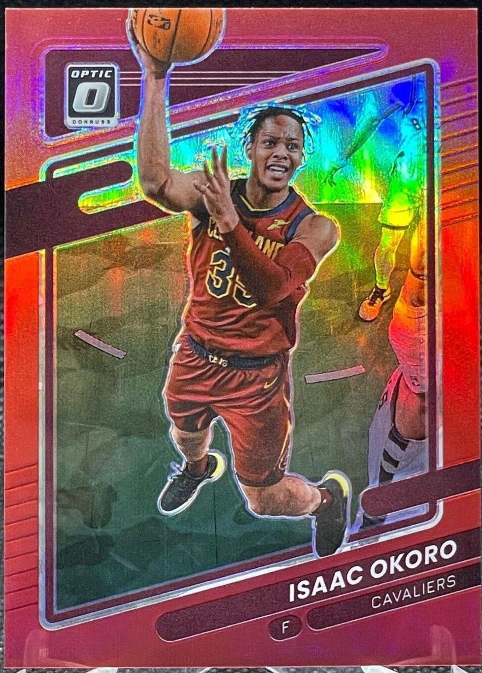 Isaac Okoro [Red] #99 Prices | 2021 Panini Donruss Optic