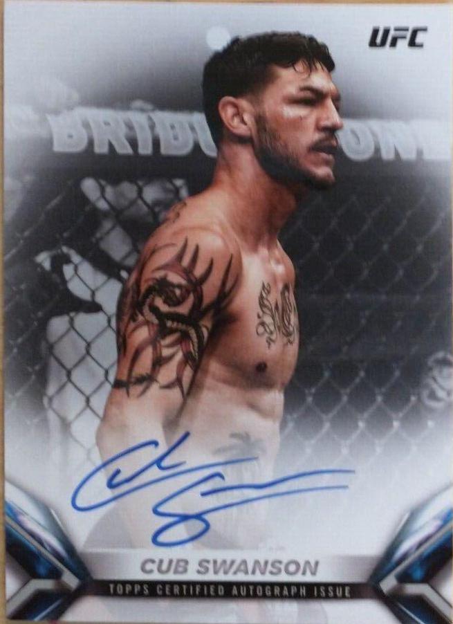 Cub Swanson #KA-CS Ufc Cards 2018 Topps UFC Knockout Autographs