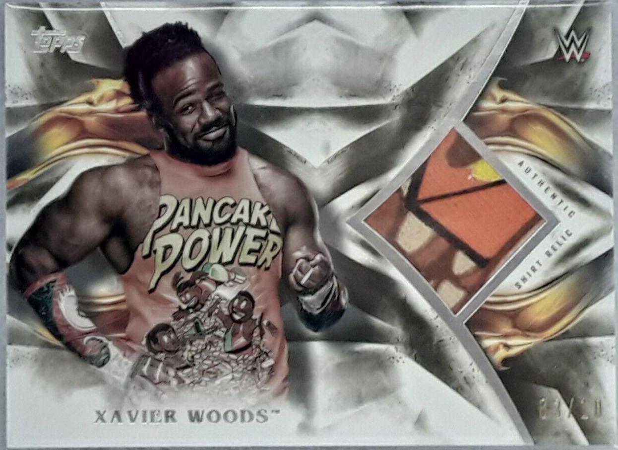 Xavier Woods #UR-XW Wrestling Cards 2019 Topps WWE Undisputed Relic