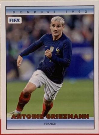 Antoine Griezmann #8 Soccer Cards 2022 Panini Donruss 1992 Tribute