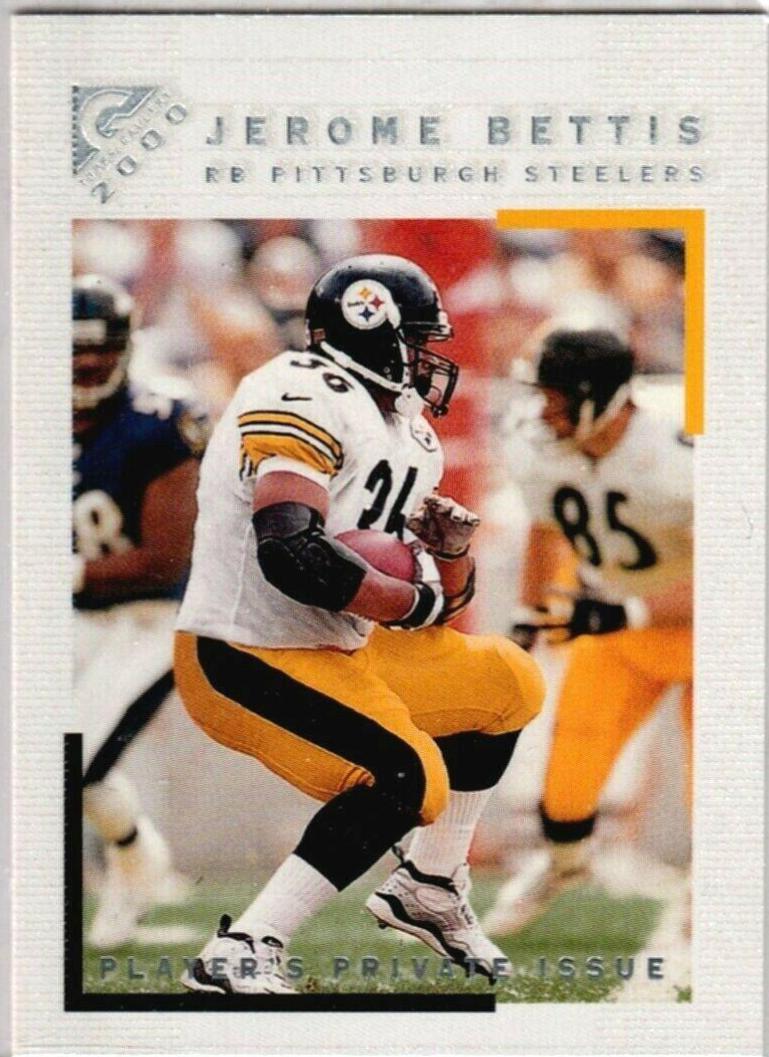 Jerome Bettis #9 Football Cards 2000 Topps Gallery