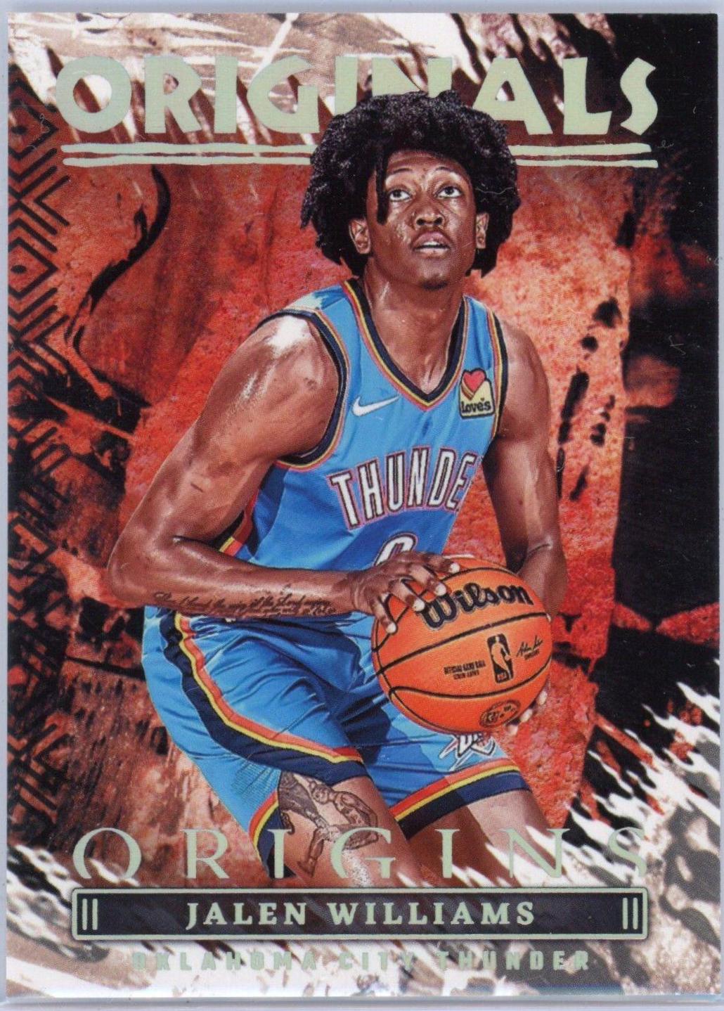 Jalen Williams #7 Basketball Cards 2022 Panini Origins Originals