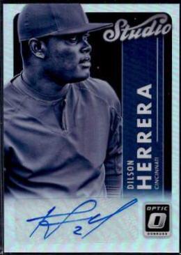 Dilson Herrera #STS-DH Baseball Cards 2017 Panini Donruss Optic Studio Signatures