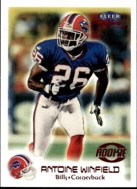 Antoine Winfield #110R Football Cards 1999 Fleer Focus