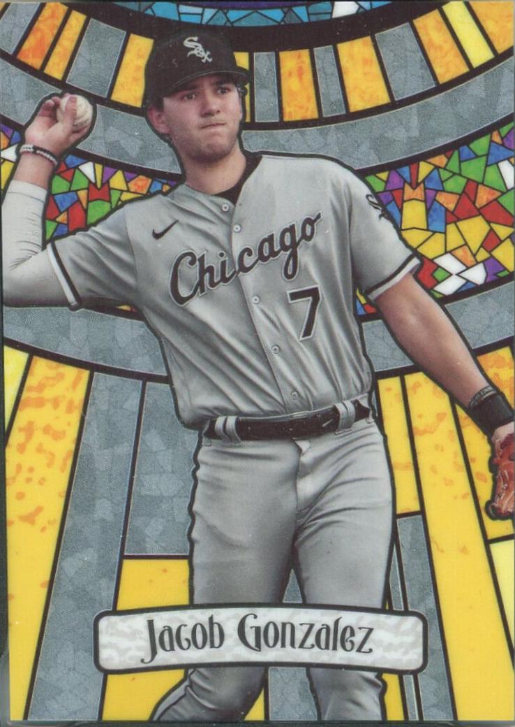 Jacob Gonzalez #BG-8 2023 Bowman Draft Glass Baseball