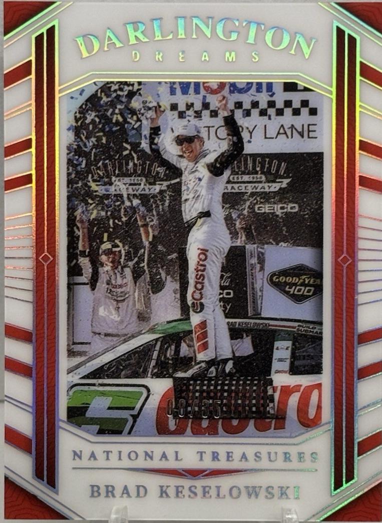 Brad Keselowski #1 Racing Cards 2024 Panini National Treasures NASCAR Darlington Dreams