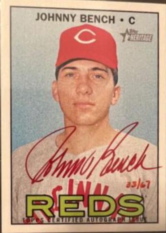 Johnny Bench [Red Ink] #ROA-JBEN