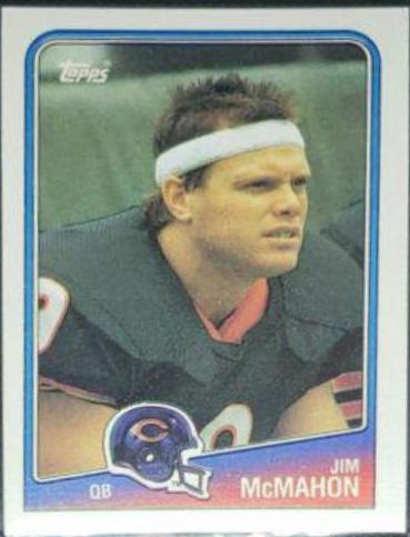 Jim McMahon #69 Football Cards 1988 Topps